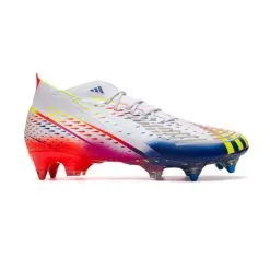 Bota Adidas Predator Edge .1 SG -JUMA Deporte Comercio bota adidas predator edge .1 sg white solar yellow power blue 1