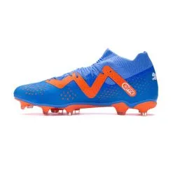 Bota Puma Future Match FG/AG Mujer -JUMA Deporte Comercio bota puma future match fgag mujer blue glimmer white ultra orange 7