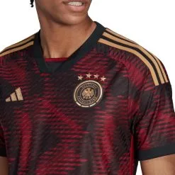 Camiseta Adidas Alemania Segunda Equipación Authentic Mundial Qatar 2022 -JUMA Deporte Comercio camiseta adidas alemania segunda equipacion authentic mundial qatar 2022 black coll burgundy 4