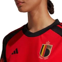 Camiseta Adidas Bélgica Primera Equipación Mundial Qatar 2022 Mujer -JUMA Deporte Comercio camiseta adidas belgica primera equipacion 2022 2023 mujer red black 2