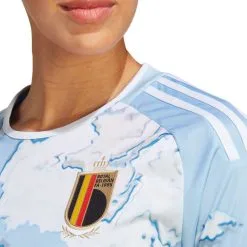 Camiseta Adidas Bélgica Segunda Equipación Mundial Qatar 2022 Mujer 8 Camiseta Adidas Bélgica Segunda Equipación Mundial Qatar 2022 Mujer -JUMA Deporte Comercio camiseta adidas belgica segunda equipacion mundial qatar 2022 mujer clear sky 3
