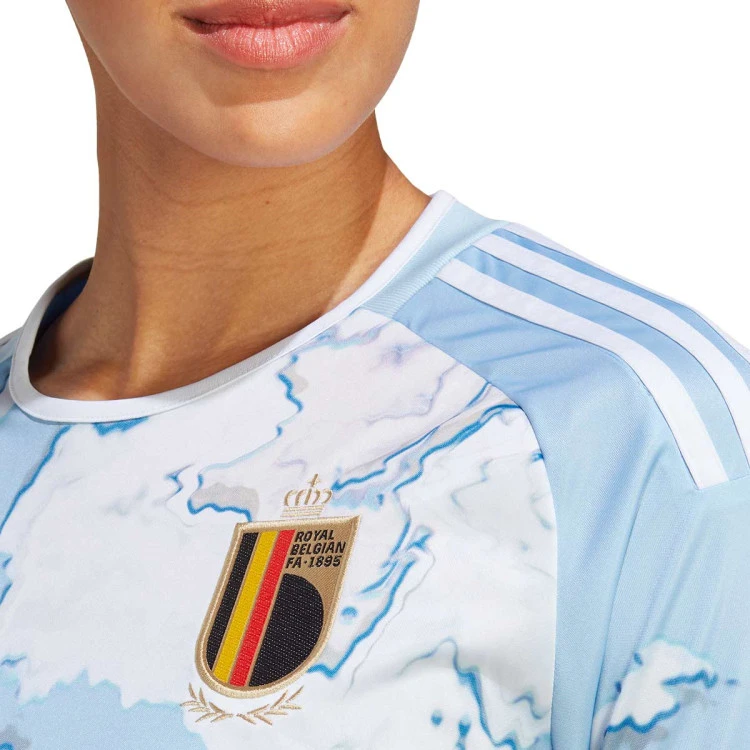 Camiseta Adidas Bélgica Segunda Equipación Mundial Qatar 2022 Mujer 4 Camiseta Adidas Bélgica Segunda Equipación Mundial Qatar 2022 Mujer - Imagen 4