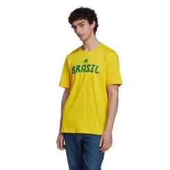 Camiseta Adidas Brazil Tee 7 Camiseta Adidas Brazil Tee -JUMA Deporte Comercio camiseta adidas brazil tee yellow 1