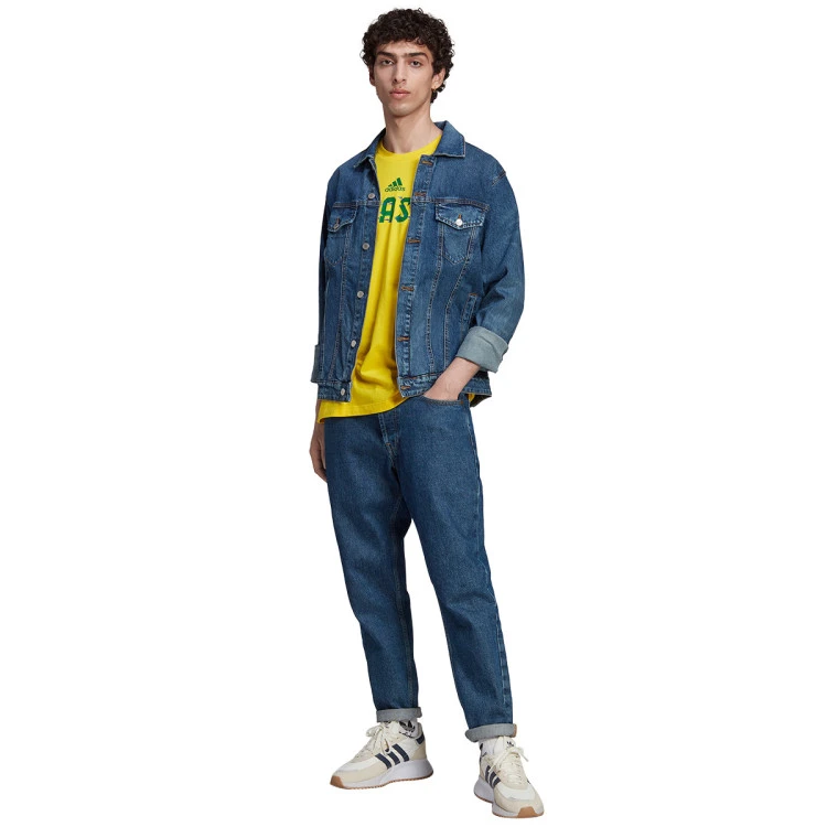 Camiseta Adidas Brazil Tee 4 Camiseta Adidas Brazil Tee - Imagen 4