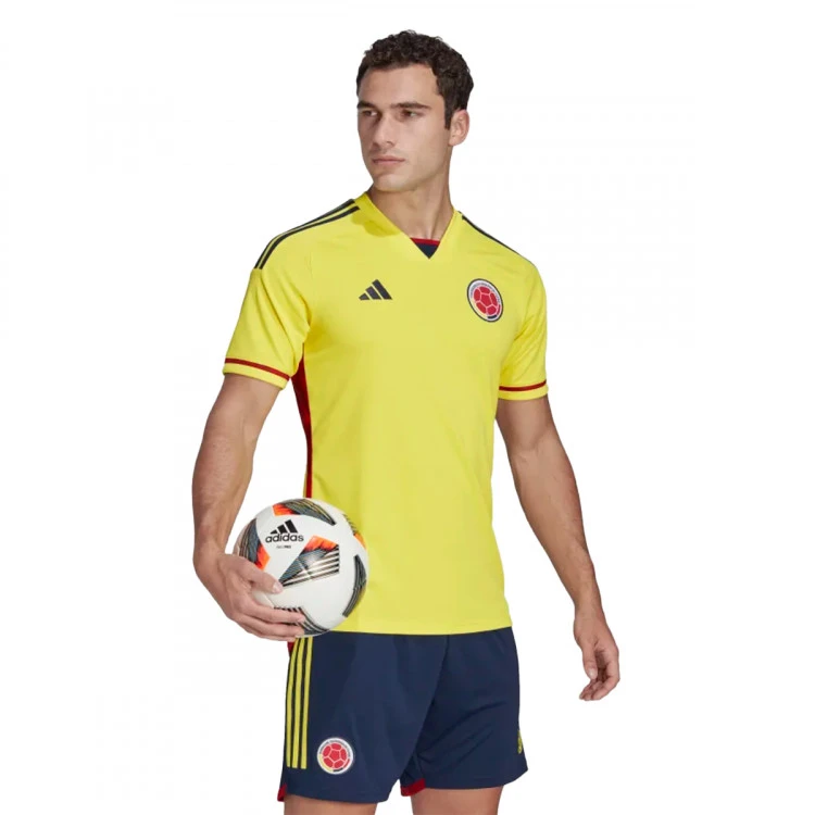 Camiseta Adidas Colombia Primera Equipación Mundial Qatar 2022 3 Camiseta Adidas Colombia Primera Equipación Mundial Qatar 2022 - Imagen 3