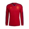 Camiseta Adidas España Primera Equipación M/l Mundial Qatar 2022