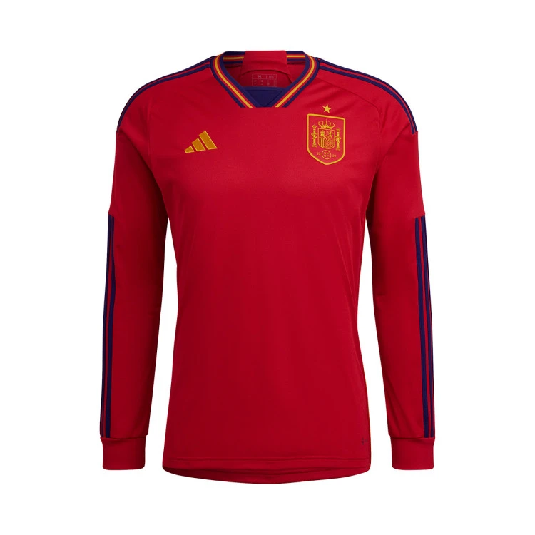 Camiseta Adidas España Primera Equipación M/l Mundial Qatar 2022 1 Camiseta Adidas España Primera Equipación M/l Mundial Qatar 2022