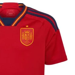 Camiseta Adidas España Primera Equipación Mundial Qatar 2022 Niño -JUMA Deporte Comercio camiseta adidas espana primera equipacion mundial qatar 2022 nino power red navy blue 2