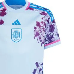 Camiseta Adidas España Segunda Equipación Mundial Femenino 2023 Niño -JUMA Deporte Comercio camiseta adidas espana segunda equipacion mundial femenino 2023 nino glow blue 2