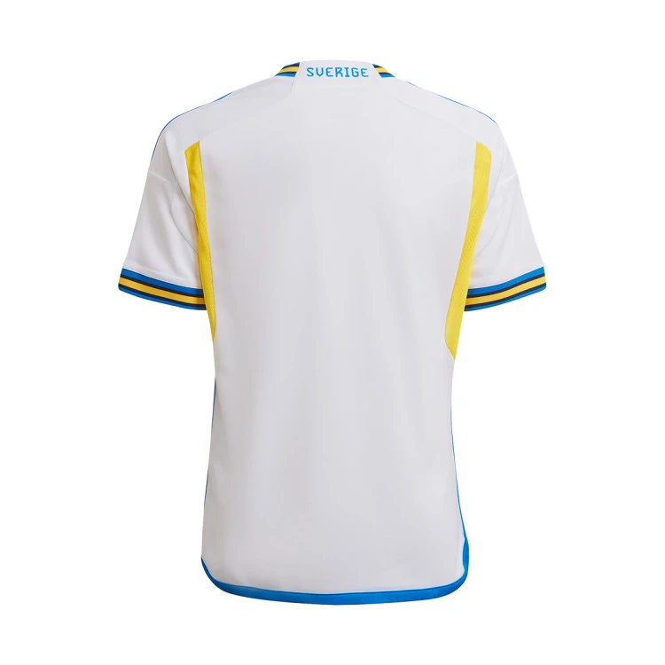Camiseta Adidas Suecia Segunda Equipación 2022-2023 Niño 2 Camiseta Adidas Suecia Segunda Equipación 2022-2023 Niño - Imagen 2