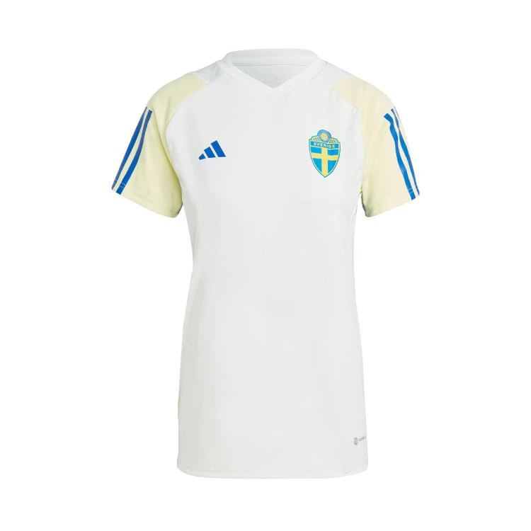 Camiseta Adidas Suecia Training Mundial Femenino 2023 Mujer 1 Camiseta Adidas Suecia Training Mundial Femenino 2023 Mujer