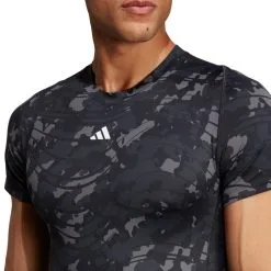 Camiseta Adidas TechFit Allover Print -JUMA Deporte Comercio camiseta adidas techfit allover print black 4