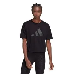 Camiseta Adidas Train Icons Bar 3 Mujer -JUMA Deporte Comercio camiseta adidas train icons bar 3 mujer black 1