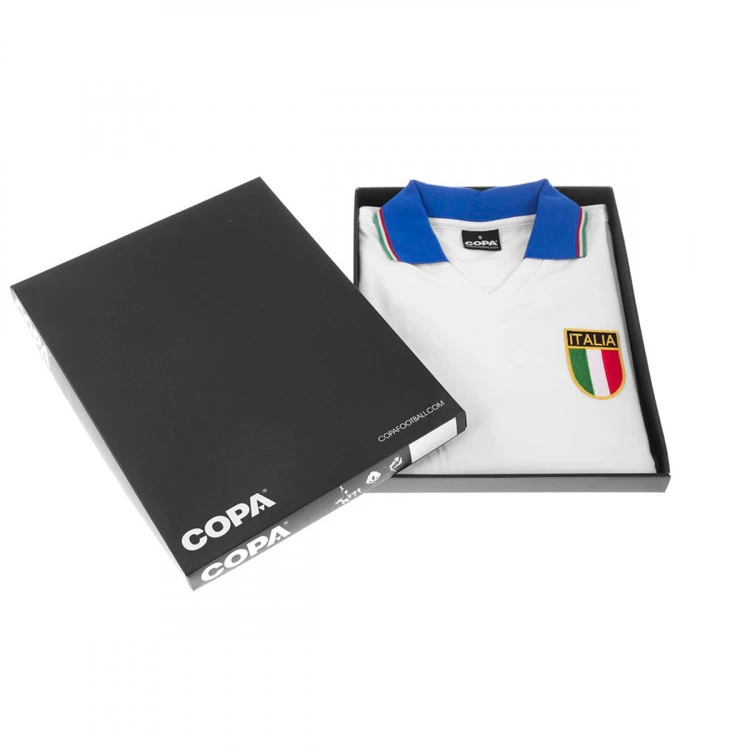 Camiseta COPA Italy Segunda Equipación World Cup 1982 Retro 4 Camiseta COPA Italy Segunda Equipación World Cup 1982 Retro - Imagen 4