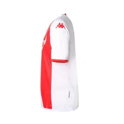 Camiseta Kappa AS Monaco Primera Equipación 2022-2023 -JUMA Deporte Comercio camiseta kappa as monaco primera equipacion 2022 2023 white red 2