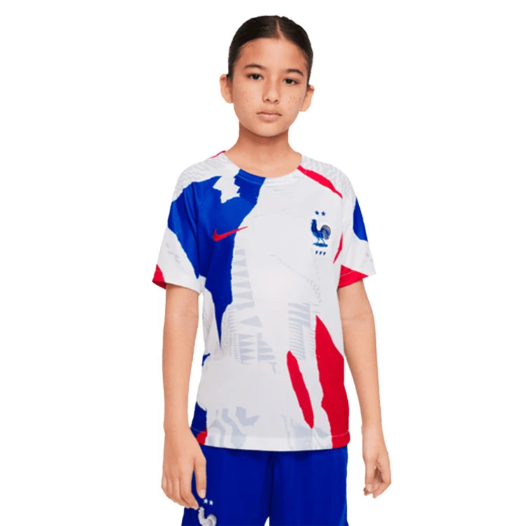 Camiseta Nike Francia Pre-Match Mundial Qatar 2022 Niño 1 Camiseta Nike Francia Pre-Match Mundial Qatar 2022 Niño