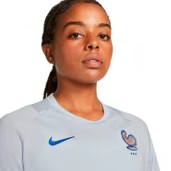 Camiseta Nike Francia Training Euro 2022 Mujer -JUMA Deporte Comercio camiseta nike francia training euro 2022 mujer football grey hyper cobalt 2