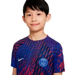 Camiseta Nike Paris Saint-Germain FC Pre-Match 2022-2023 Niño -JUMA Deporte Comercio camiseta nike paris saint germain fc pre match 2022 2023 nino old royal global red 2
