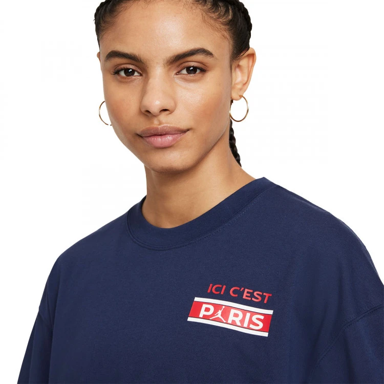 Camiseta Nike PSG X Jordan Fanswear Mujer 3 Camiseta Nike PSG X Jordan Fanswear Mujer - Imagen 3