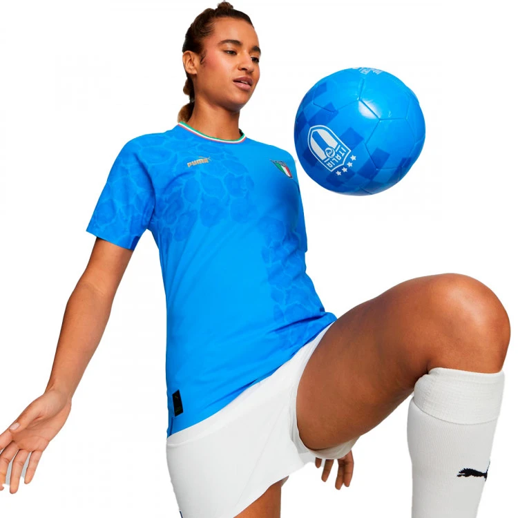Camiseta Puma Italia Primera Equipación Match Euro 2022 Mujer 3 Camiseta Puma Italia Primera Equipación Match Euro 2022 Mujer - Imagen 3