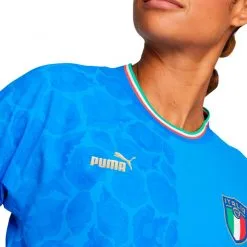 Camiseta Puma Italia Primera Equipación Match Euro 2022 Mujer 9 Camiseta Puma Italia Primera Equipación Match Euro 2022 Mujer -JUMA Deporte Comercio camiseta puma italia primera equipacion euro 2022 mujer blue 3