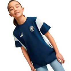 Camiseta Puma Manchester City FC Fanswear 2022-2023 Niño -JUMA Deporte Comercio camiseta puma manchester city fc fanswear 2022 2023 nino marine blue nitro blue 2