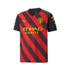 Camiseta Puma Manchester City FC Segunda Equipación Replica 2022-2023 Niño