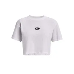 Camiseta Under Armour UA Branded Logo Crop Mujer