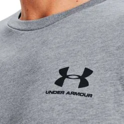Camiseta Under Armour UA Sportstyle Left Chest -JUMA Deporte Comercio camiseta under armour ua sportstyle lc ss steel light heather black 3