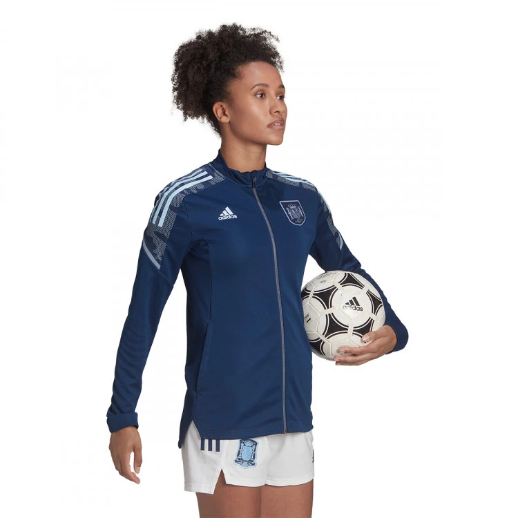 Chaqueta Adidas España Fanswear Euro 2022 Mujer 4 Chaqueta Adidas España Fanswear Euro 2022 Mujer - Imagen 4