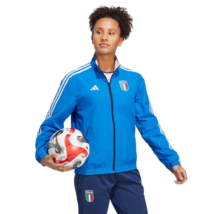 Chaqueta Adidas Italia Pre-Match 2022-2023 Mujer 2 Chaqueta Adidas Italia Pre-Match 2022-2023 Mujer - Imagen 2