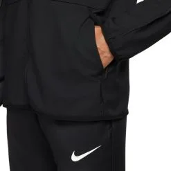 Chaqueta Nike Dri-Fit Team Woven -JUMA Deporte Comercio chaqueta nike dri fit team woven black white 3