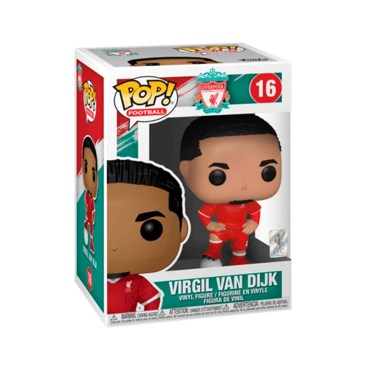 FUNKO Pop Football: Virgil Van Dijk (Liverpool) 3 FUNKO Pop Football: Virgil Van Dijk (Liverpool) - Imagen 3