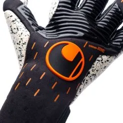 Guante Uhlsport Speed Contact Supergrip+ HN -JUMA Deporte Comercio guante uhlsport speed contact supergrip hn black white fluor orange 4