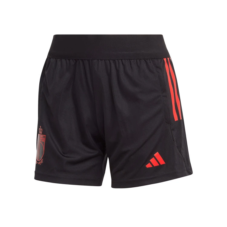 Pantalón Corto Adidas Bélgica Training Mundial Qatar 2022 Mujer 1 Pantalón Corto Adidas Bélgica Training Mundial Qatar 2022 Mujer