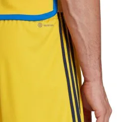 Pantalón Corto Adidas Suecia Primera Equipación 2022-2023 7 Pantalón Corto Adidas Suecia Primera Equipación 2022-2023 -JUMA Deporte Comercio pantalon corto adidas suecia primera equipacion world cup 2022 yellow 3