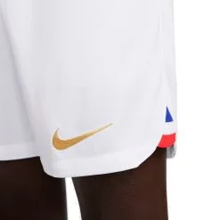 Pantalón Corto Nike Francia Primera Equipación Stadium Mundial Qatar 2022 -JUMA Deporte Comercio pantalon corto nike francia primera equipacion stadium mundial qatar 2022 white metallic gold 2