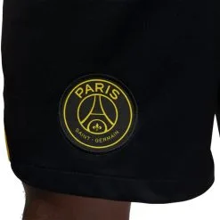 Pantalón Corto Nike Paris Saint-Germain FC Cuarta Equipación Stadium 2022-2023 -JUMA Deporte Comercio pantalon corto nike paris saint germain fc cuarta equipacion stadium 2022 2023 black tour yellow 5