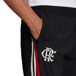 Pantalón Largo Adidas CR Flamengo Fanswear 2021-2022 -JUMA Deporte Comercio pantalon largo adidas cr flamengo fanswear 2021 2022 black 1