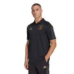 Polo Adidas Alemania Fanswear Mundial Qatar 2022 5 Polo Adidas Alemania Fanswear Mundial Qatar 2022 -JUMA Deporte Comercio polo adidas alemania fanswear mundial qatar 2022 black 1