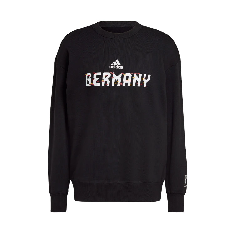 Sudadera Adidas Alemania Fanswear Mundial Qatar 2022-2023 1 Sudadera Adidas Alemania Fanswear Mundial Qatar 2022-2023