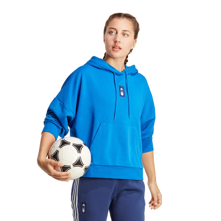 Sudadera Adidas Italia Fanswear 2022-2023 Mujer 2 Sudadera Adidas Italia Fanswear 2022-2023 Mujer - Imagen 2