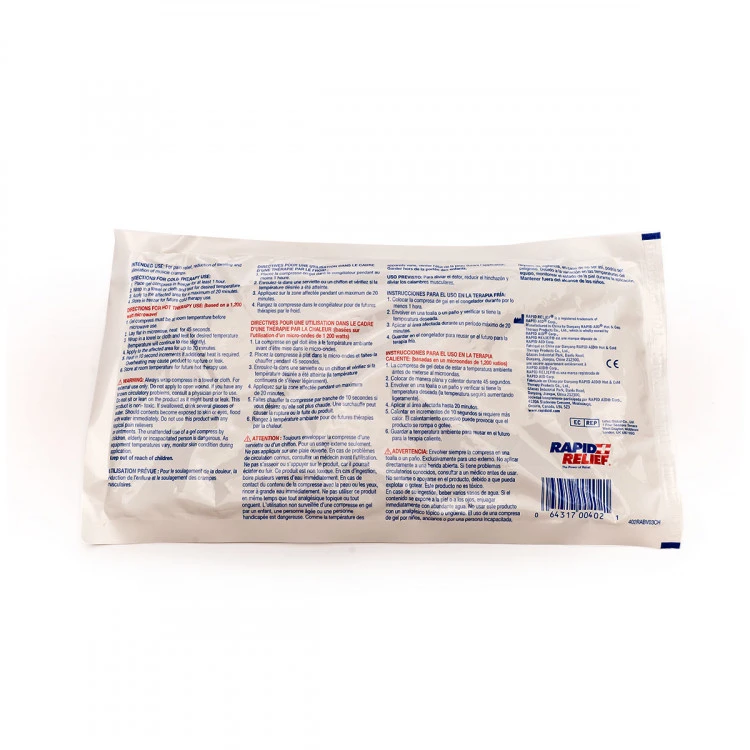 Bolsa Rehab Medic Rapid Relief Reutilizable (15 Cm X 26 Cm) 2 Bolsa Rehab Medic Rapid Relief Reutilizable (15 Cm X 26 Cm) - Imagen 2