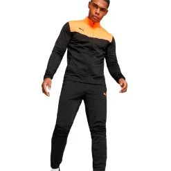 Chándal Puma IndividualRISE 8 Chándal Puma IndividualRISE -JUMA Deporte Comercio chandal puma individualrise black ultra orange 2