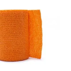 Tape Rehab Medic Sujeta-Espinilleras (7,5 Cm X 4,6 M) -JUMA Deporte Comercio tape rehab medic sujeta espinilleras 75 cm x 46 m naranja 2